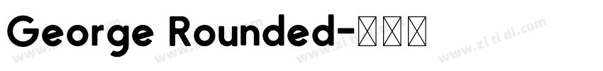 George Rounded字体转换